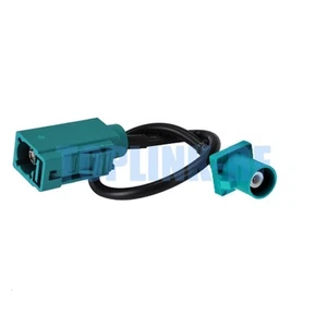 Fakra Z Female to Fakra Z Male Pigtail Coax Cable RG174 for Radio Neutral Coding - Zdjęcie 1 z 4