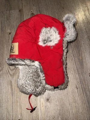 Mad Bomber Adult Size XL Rabbit Fur Hat Unisex Mens Women Trapper ear Flaps - Image 1 of 4