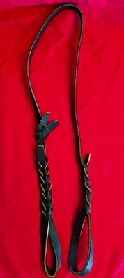 1/2" HECHO A MANO Latigo trenzado BOSAL HANG por Steve Guitron de CA #2 Foto 1 de 3