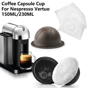 Für Nespresso Vertuo Wiederverwendbare Nachfüllbare Kaffeefilter Kapseln Kit