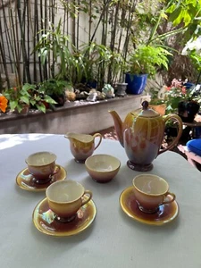 Royal Winton Grimwades Kaffeekanne Set Tassen, Untertassen, Milchkännchen, Zucker, Glanzgeschirr - Bild 1 von 21