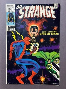 Doctor Strange #179 (1969) Spider-Man Appearance Barry Windsor-Smith VG range - Picture 1 of 5