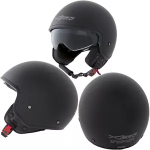 Casco Jet Scooter Moto Omologato ECE 22-06 Visiera Parasole SonicMoto - Foto 1 di 15