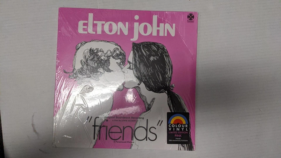 Elton John "Friends" Pink Colored Vinyl 50th Anniversary - Image 1 of 1