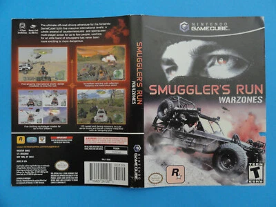 NINTENDO GAMECUBE SMUGGLER'S RUN WARZONE COVER ART ONLY **NO GAME DISC OR CASE** - Image 1 of 4