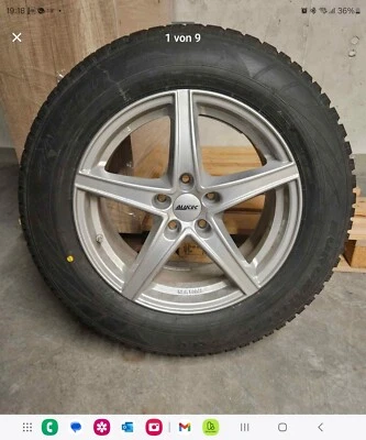 4x Winterräder auf Alufelgen 225/65 R 17 106 H SUV XL - Bild 1 von 4