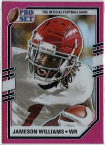 2022 Leaf Pro Set Jameson Williams Pink Refractor Rookie Card #PSP-JW1 - Picture 1 of 1