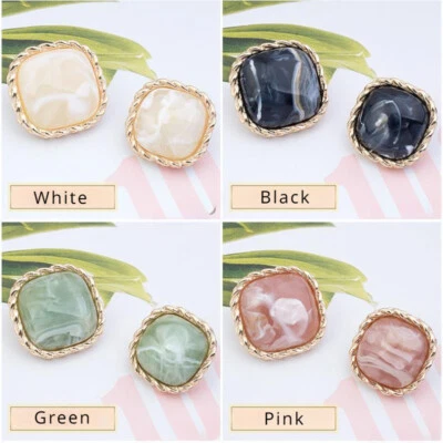 5Pcs DIY 16/19/22mm Square Buttons Sewing for Coat Jacket Sweater buttons Craft - Image 1 of 4