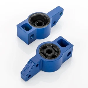 2x Paliers en Caoutchouc de Triangle Kit Avant Gauche Droite Bleu pour VW Golf 5 - Picture 1 of 12
