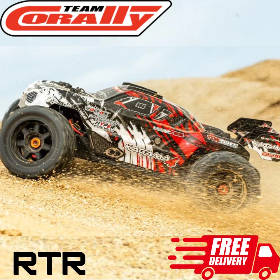 Corally C-00293-R 1 10 Red Kagama 4 XL4S Monster Truck