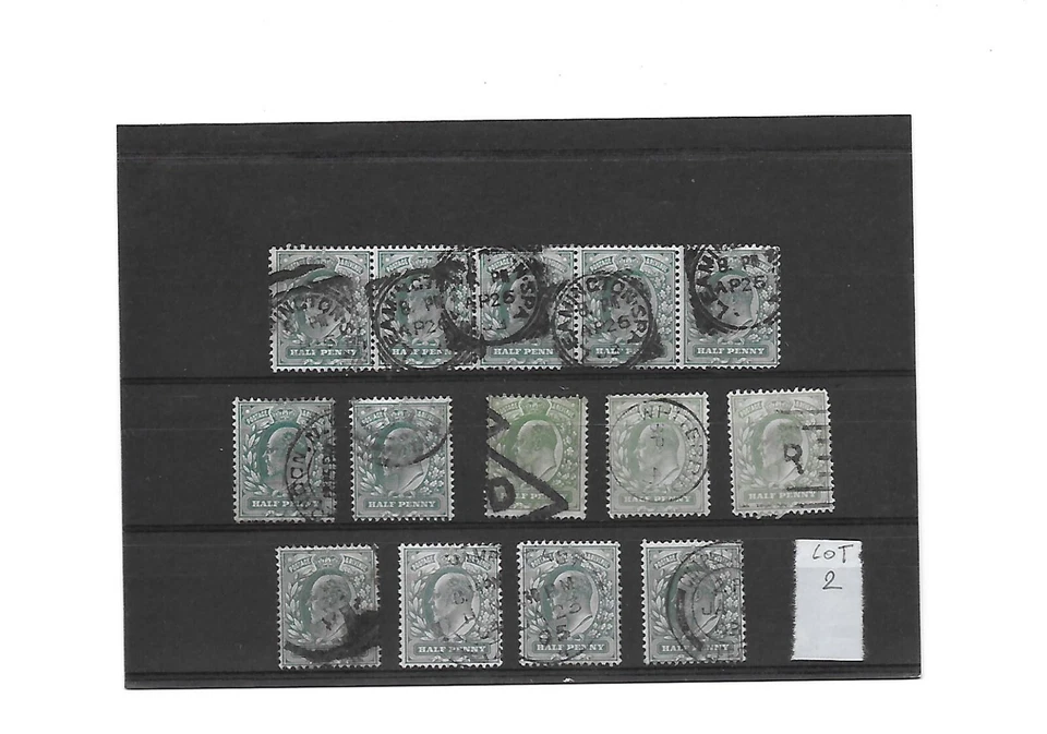 Timbres anciens Anglais  oblitérés. lot 2 - Photo 1/1