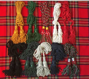 HIGHLAND GREAT SCOTTISH SILK BAGPIPE CORD DIFFERENT COLOR/BAGPIPE DRONE - Picture 1 of 19