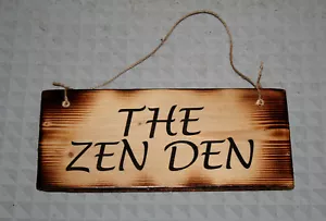 Zen Den Wellness Meditation Yoga Pilates Personalised Sign Plaque - Picture 1 of 38
