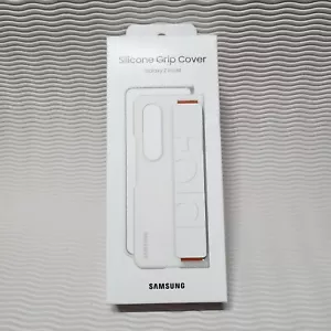 Silicone GRIP COVER Accessory For Galaxy Z Fold4 (EF-GF936) WHITE Genuine - Picture 1 of 3