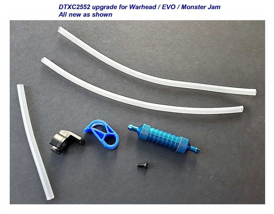 Vintage RC Duratrax Fuel Filter Clamp Tubes Warhead EVO DeAgostini Monster Jam - Image 1 of 1