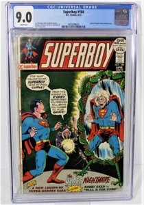 Superboy #184 D.C. Comics 1972 CGC 9.0 - Picture 1 of 2