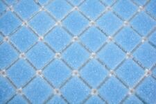 Mosaïque carreau verre bleu claire sol mirroir tuiles 200-A13-N_f | 10 plaques