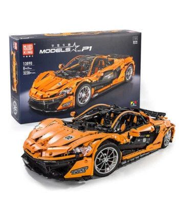 Mould King Hypercar Amber 3228/pcs Car Building Brick Model 13090S