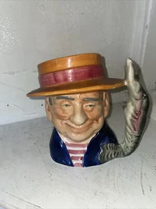 Rare 1990 Effigy Traditional Boater Pitcher Mug Made In Italy Venice - Picture 1 of 13