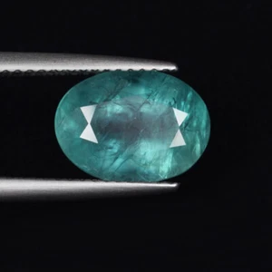 3,15 ct MIGLIORE GRADO - VERDE BLU GRANDIDIERITE NATURALE OVALE Vedi Vdo 5656 YB - Foto 1 di 3