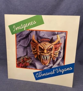 1990 Catalog of Masks Imagenes del Carnaval Vegano Costumes Booklet Photos Rare - Picture 1 of 7