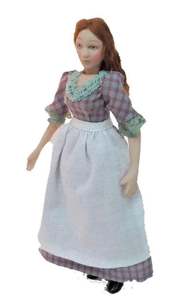 Bambole Casa Vittoriano da Portata Girl Miniatura Donna Porcellana People 1:12 - Immagine 1 di 4