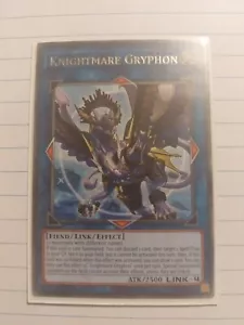 GEIM-EN041 Knightmare Gryphon Rare 1st Edition Mint YuGiOh Card - Picture 1 of 2