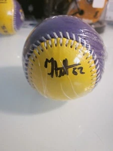 MA'KHAIL HILLIARD # 52 2019 LSU TIGERS SIGNED LOGO BASEBALL - Bild 1 von 3