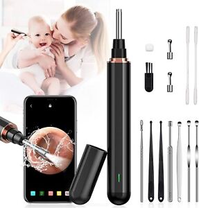 AWELOR Ear Wax Removal Ear Cleaner with Camera,1296P HD Endoscope Earwax Remover