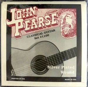 CUERDAS DE GUITARRA CLÁSICA John Pearse Tensión Estándar Plateada Herida #1100 - Imagen 1 de 6