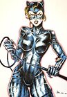 Catwoman,fan art,drawing,markers,comics,manga,painting