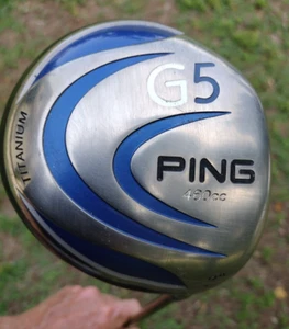 Ping G5 460cc Driver 9° Grafalloy Aldila 65g Stiff Graphite Mens RH Golf Club - Picture 1 of 20