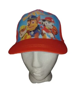 Nick Jr. Paw Patrol Boys Hat Baseball Cap Red Blue Trucker Adjustable Strap (SG) - Picture 1 of 6
