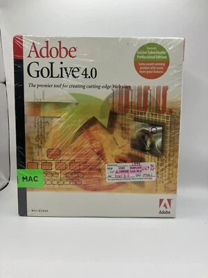 Adobe GoLive 4.0 Educational Version for Mac / with Serial Keys COMPLETE - Image 1 of 3