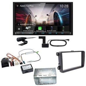 Kenwood DMX8021DABS Android Auto CarPlay Einbauset für Tiguan Amarok Caddy Jetta - Bild 1 von 1