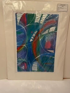 Janet Rogers Original Textured Abstract Mixed Media Multicolour - Picture 1 of 5