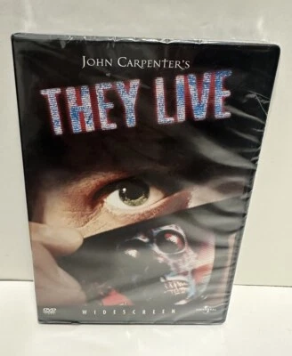 THEY LIVE (DVD 1998) JOHN CARPENTER [DIR] RODDY PIPER - New/SEALED - Image 1 of 2