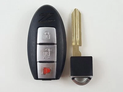 ОРИГИНАЛЬНЫЙ NISSAN Z 370Z 09-19 OEM SMART КЛЮЧ МЕНЬШЕ ВХОД ДИСТАНЦИОННЫЙ БРЕЛОК НЕРАЗРЕЗНОЙ ПУСТОЙ АВТОМОБИЛЬ - Изображение 1 из 4