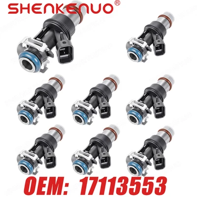 8X 17113553 Upgrade Fuel Injectors For Chevrolet C3500HD 3500 2001-2002 8.1L - Image 1 of 4