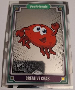 2025 Topps Chrome VeeFriends Creative Crab #18 - Picture 1 of 2