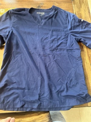 Grey's Anatomy Hombre Azul Marino Gran Lote De Bolsillos Foto 1 de 4