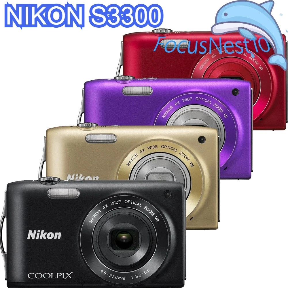 Preços baixos em Câmeras digitais Nikon S3300 | eBay