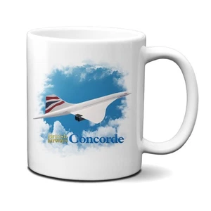 Concorde In The Clouds British Airways 11oz Mug - Picture 1 of 1