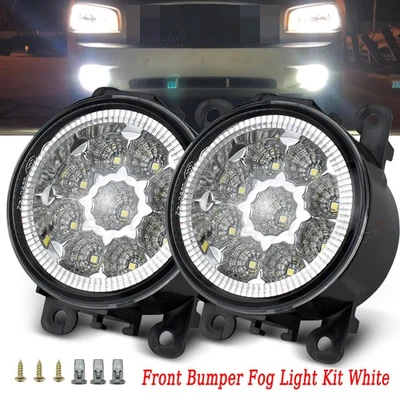 Luz antiniebla LED delantera transparente lámpara de parachoques blanca 2X para Ford C-Max/Fusion 2013-2014 Foto 1 de 4