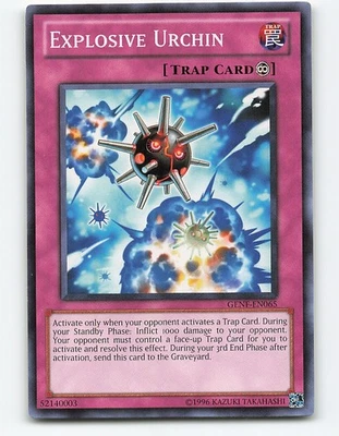 Explosive Urchin #GENF-EN065 Yugioh Card - Image 1 of 2