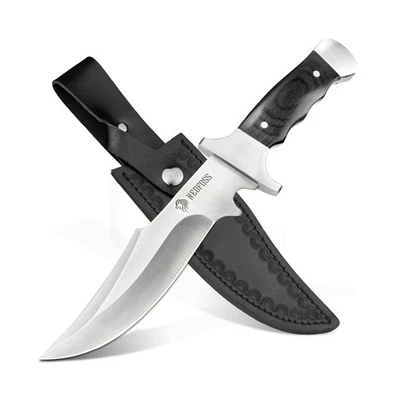 Cuchillo de caza NedFoss con funda, cuchillo de hoja fija para camping de 10,5""... Envío rápido Foto 1 de 4