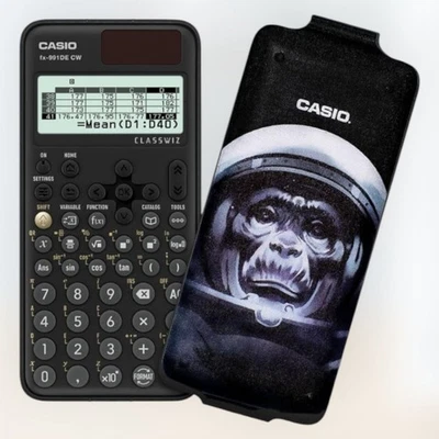 Casio FX-991 DE CW technisch wissenschaftlicher Taschenrechner + Art-Case Monkey - Bild 1 von 2