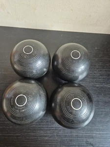 Juego de 4 cuencos para césped Thomas Taylor Lignoid talla 3 / BB99 M-N2680 (K1) - Imagen 1 de 10