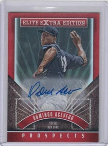 2015 PANINI ELITE DOMINGO ACEVEDO YANKEES ROOKIE AUTO RC OAKLAND ATLETICA - Foto 1 di 1