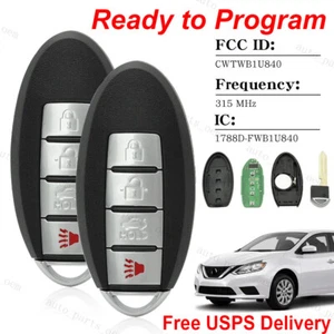 for Nissan Sentra Versa 2013 2014 2015 2016 2017 2018 Remote Key Fob CWTWB1U840 - Picture 1 of 12